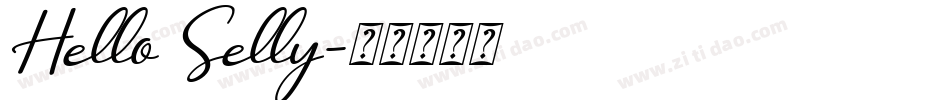 Hello Selly字体转换
